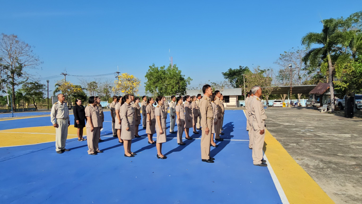 วันจันทร์ที่ 2 มีนาคม 256 9  เวลา 8.00 น.  คณะผู้บริหาร พร้อมด้วยประธานสภา. รองประธานสภา เลขานุการสภา และสมาชิกสภาเทศบาลตำบลพันดุง ข้าราชการและลูกจ้าง เทศบาลตำบลพันดุง ร่วมกิจกรรมเคารพธงชาติไทย ณ ลานกิจกรรมหน้าสำนักงานเทศบาลตำบลพันดุง โดยพร้อมเพรียงกัน