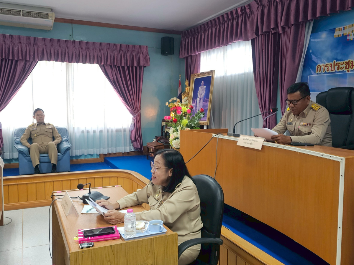 การประชุมสภาเทศบาลตำบลพันดุง ครั้งแรก 17 มิถุนายน 2568