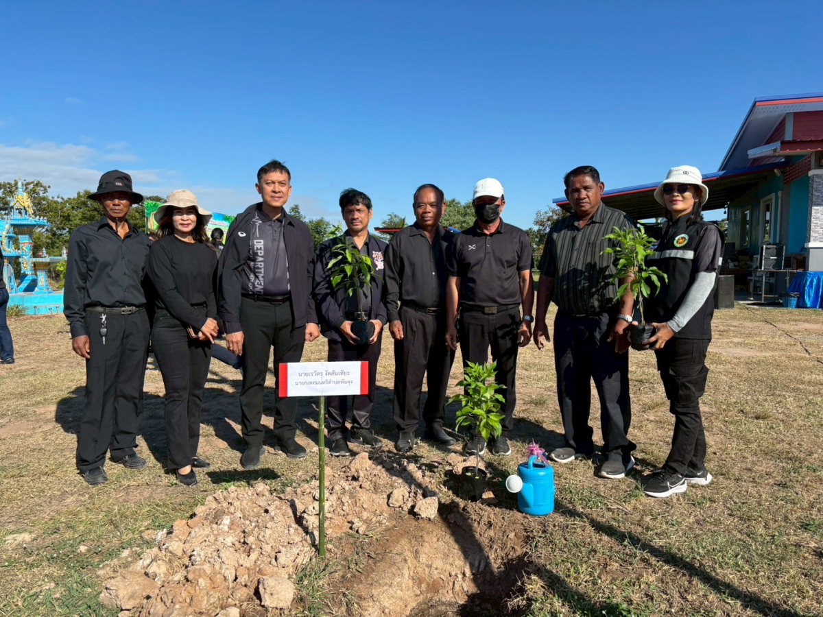 โครงการปลูกต้นไม้เฉลิมพระเกียรติ และวันสำคัญ  เนื่องในวันคล้ายวันพระบรมราชสมภพ พระบาทสมเด็จพระบรมชนกาธิเบศร มหาภูมิพลอดุลยเดชมหาราช  บรมนาถบพิตร และวันพ่อแห่งชาติ 5 ธันวาคม 2568 ของเทศบาลตำบลพันดุง อำเภอขามทะเลสอ จังหวัดนครราชสีมา