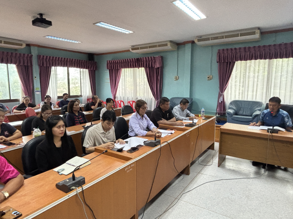 การประชุมเทศบาลตำบลพันดุง  รายงานข้อมูลข่าวสารการพัฒนาองค์กรที่เกี่ยวข้องกับการประเมิน ITA  ประจำปีงบประมาณ พ.ศ. 2569