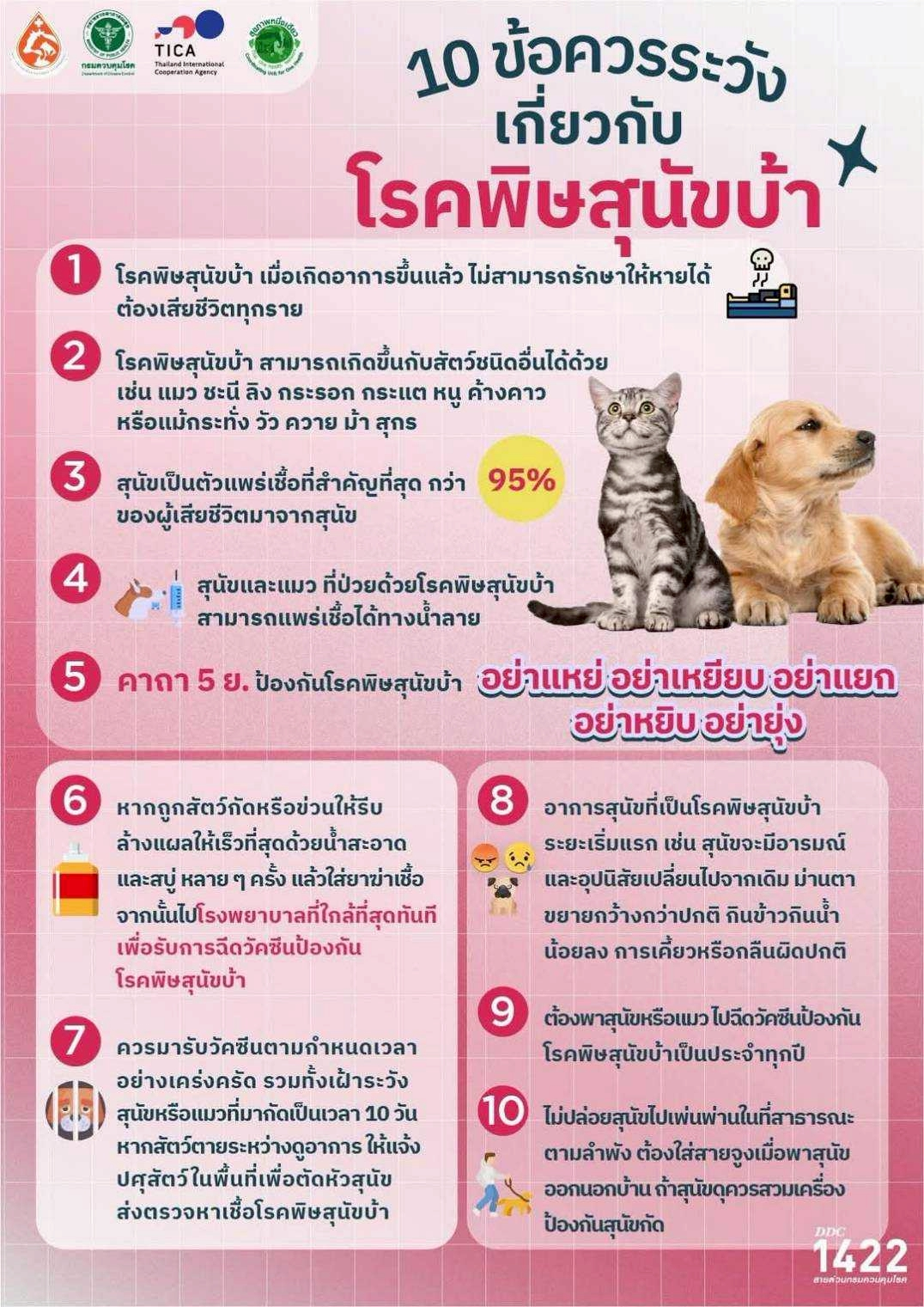 กองสาธารณสุขและสิ่งแวดล้อม  ขอประชาสัมพันธ์ เรื่อง โรคพิษสุนัขบ้า #โรคพิษสุนัขบ้ารักษาไม่หายเป็นแล้วตายอย่างเดียว