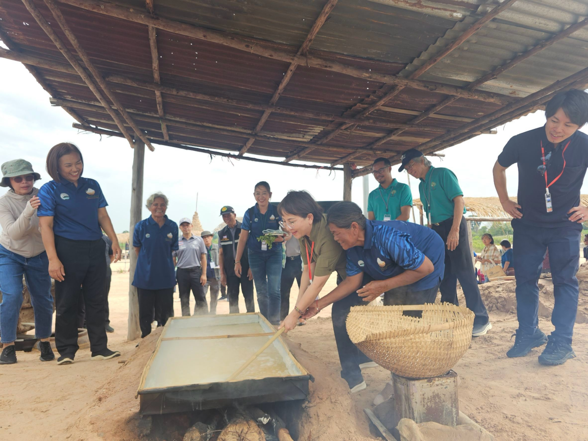 เดิ่นเกลือพันดุง รองรับการตรวจประเมินอุทยานธรณีโลก  โคราชยูเนสโก (Khorat UNESCO Global Geopark)
