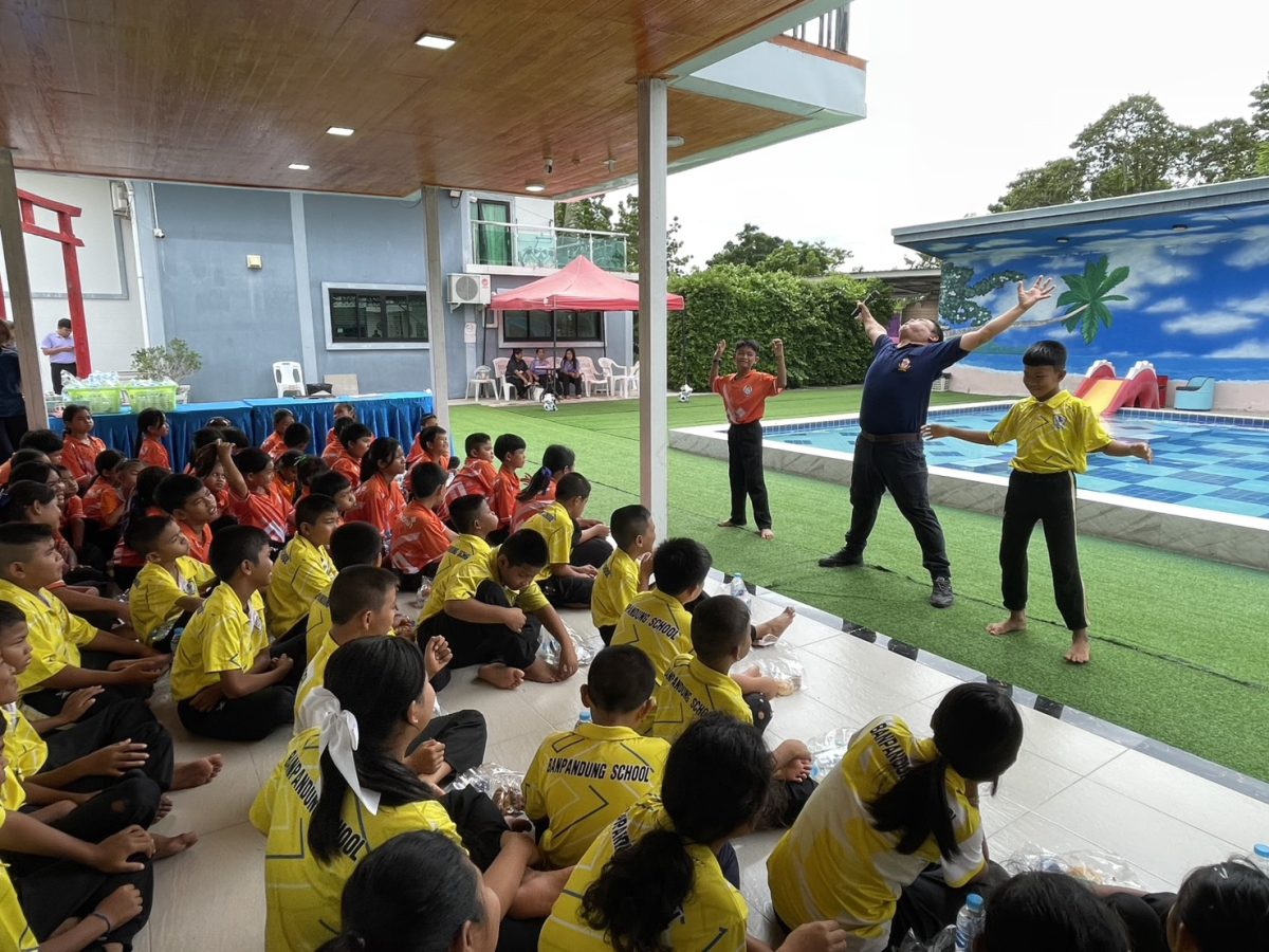 จัดโครงการป้องกันเด็กจมน้ำในเด็กนักเรียน ประจำปีงบประมาณ 2569