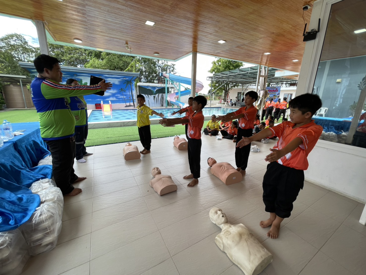 จัดโครงการป้องกันเด็กจมน้ำในเด็กนักเรียน ประจำปีงบประมาณ 2569