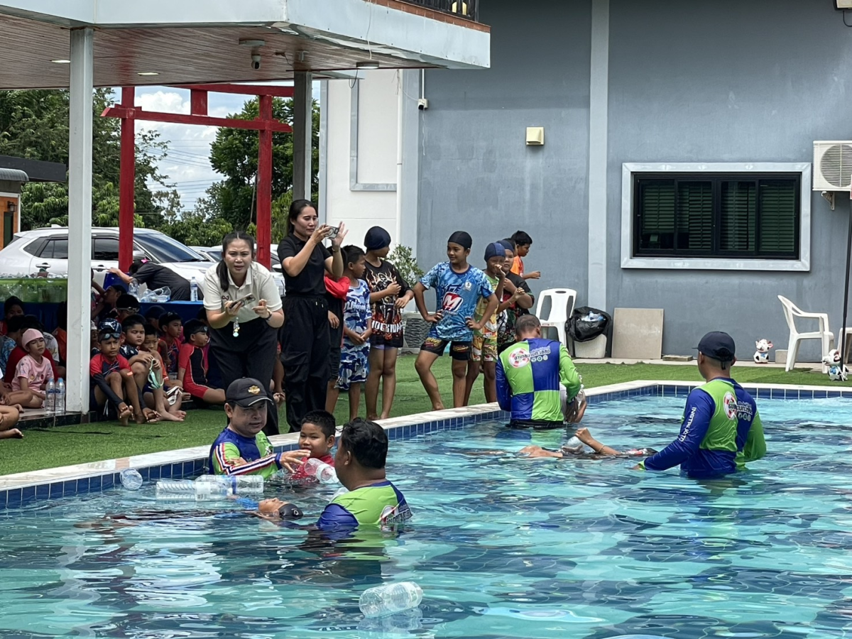 จัดโครงการป้องกันเด็กจมน้ำในเด็กนักเรียน ประจำปีงบประมาณ 2569